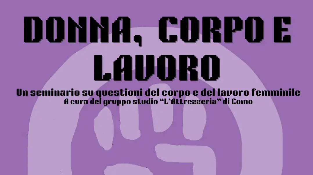 Seminario Donna, corpo e lavoro